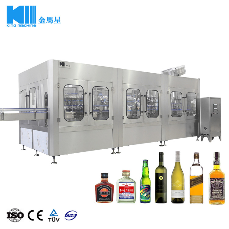 白酒玻璃瓶飲料灌裝生產(chǎn)線(xiàn)